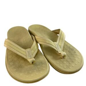 Orthoheel (Vionic) Flip Flops Size 11 Yellow Great Condition